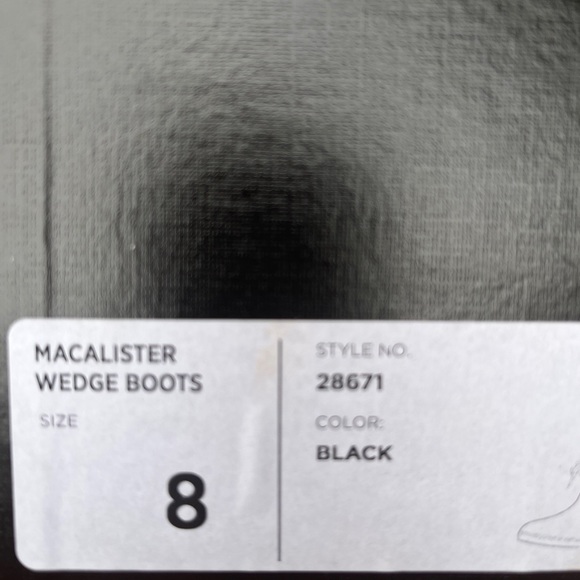 J Crew Macalister Black Ankle Boot Booties Size 8 EUC - Picture 9 of 11